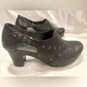Dansko “Ryder” Black studded Leather